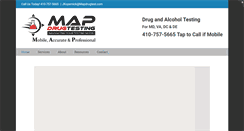 Desktop Screenshot of mapdrugtest.com