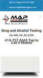 Mobile Screenshot of mapdrugtest.com